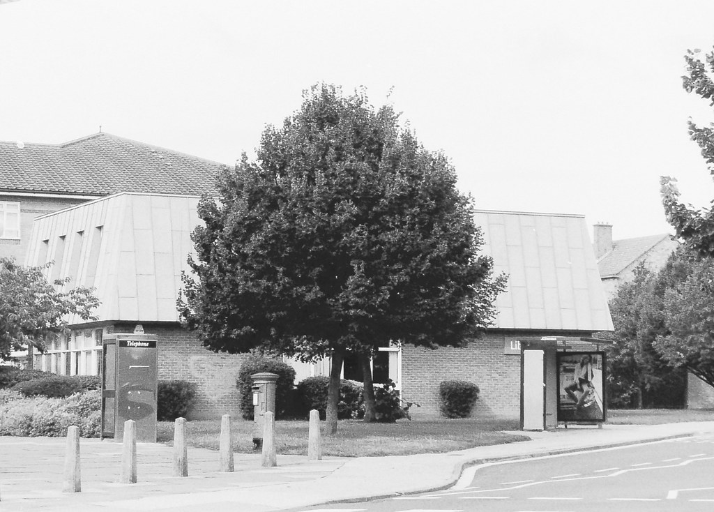 The Library Greenstead, Colchester monochrome ChrisB1570 Flickr