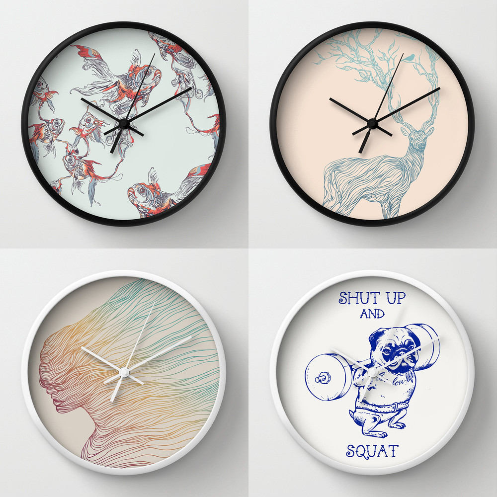 Wall Clock Society6 have just started to stock wall clocks… Flickr
