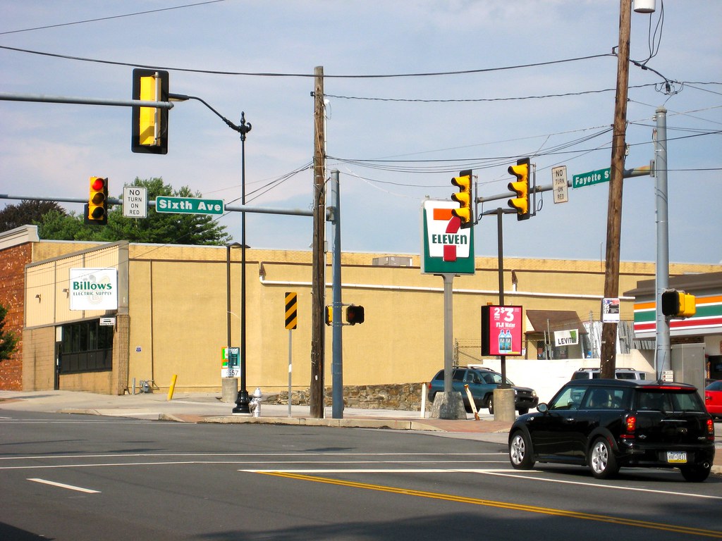 Billow's Electric Supply Crossroad of E Sixth Ave & Fayett… Flickr