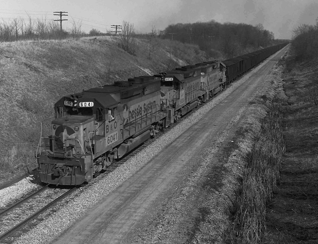 CSX 6041 Avilla, Indiana Coal train U680 heads west up th… Flickr
