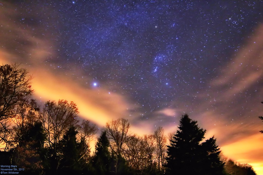 Morning Stars November 5 2013 Orion Sirius No meteors last… Flickr