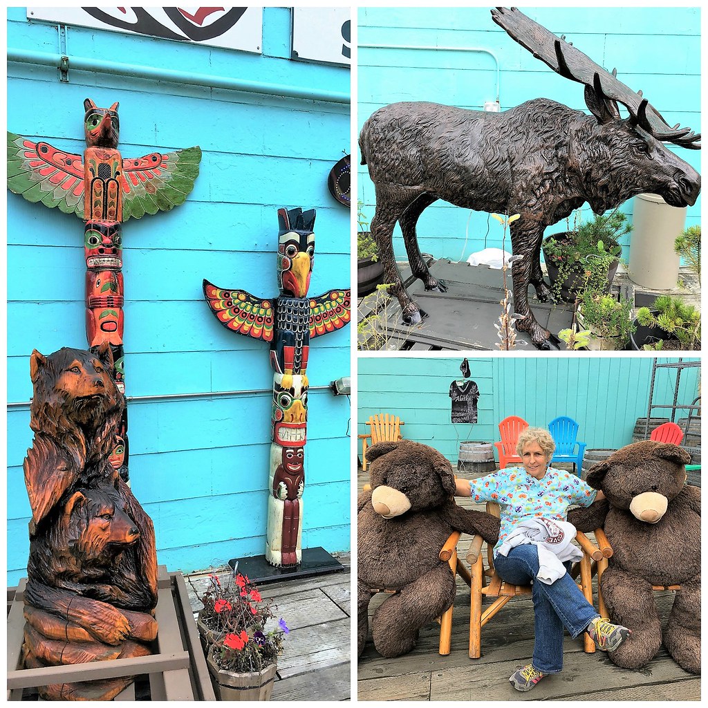 Ketchikan AK souvenir shop collage my sisterinlaw was … Flickr