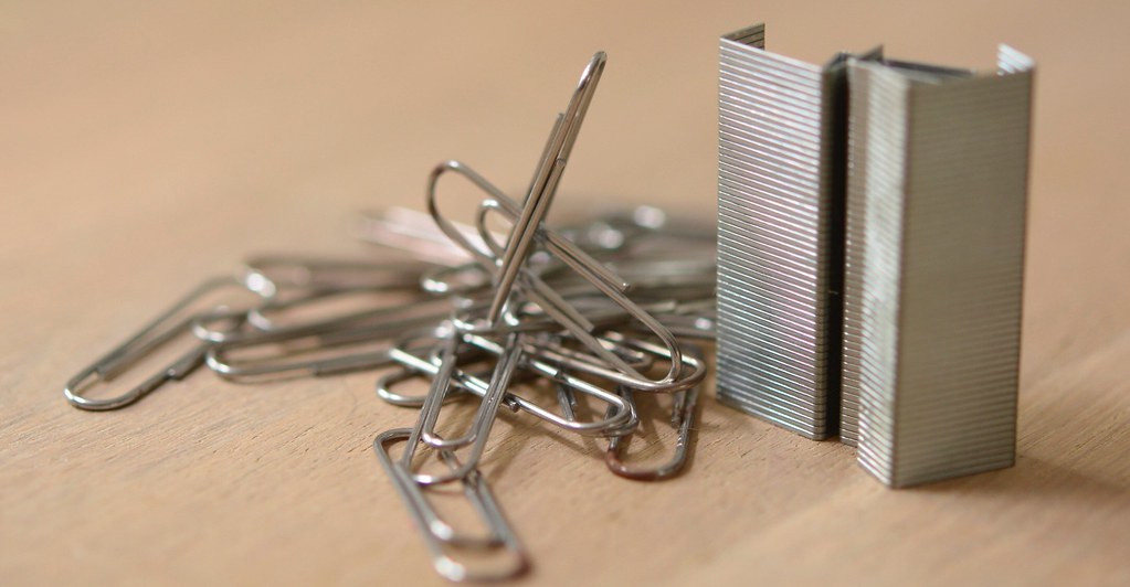 Staples and paperclips Noa Gombert Flickr