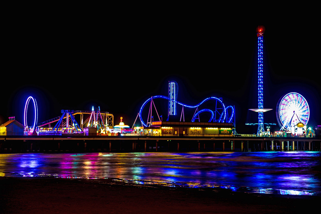 Pleasure Pier Galveston, TX Jay Lee Flickr
