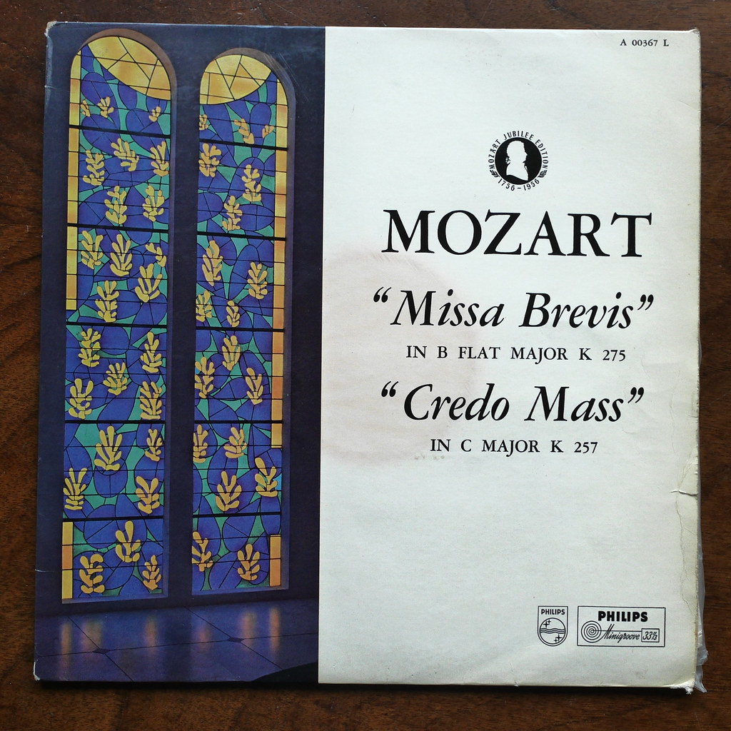 Mozart Missa Brevis KV275 & Credo Mass KV257 Franz Til… Flickr