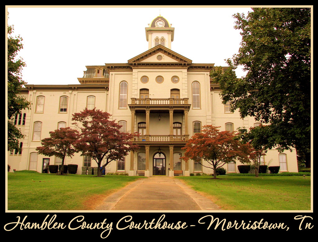 Hamblen County Courthouse Morristown, TN TN Post Card 34… Flickr