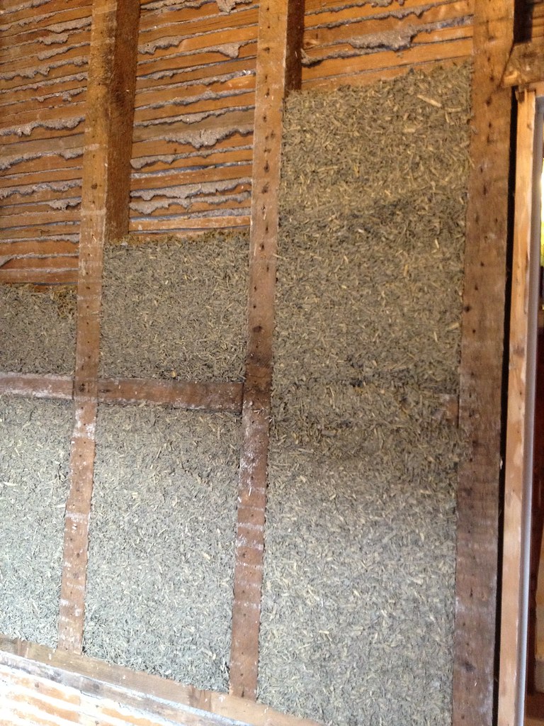 Timber stud, lath and plaster Infilled with Hygroscopic He… Flickr