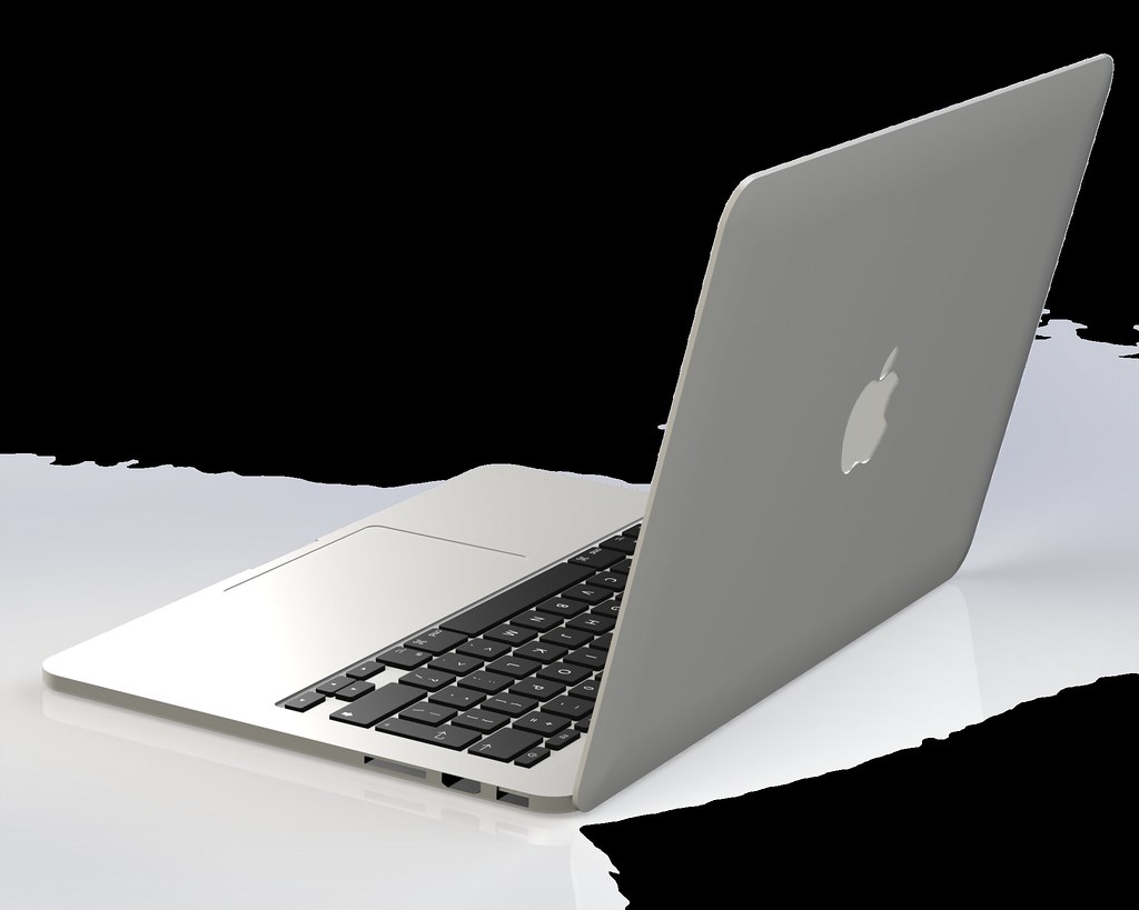 Render MacBook Pro 13" 2015 Solidworks 3D model render