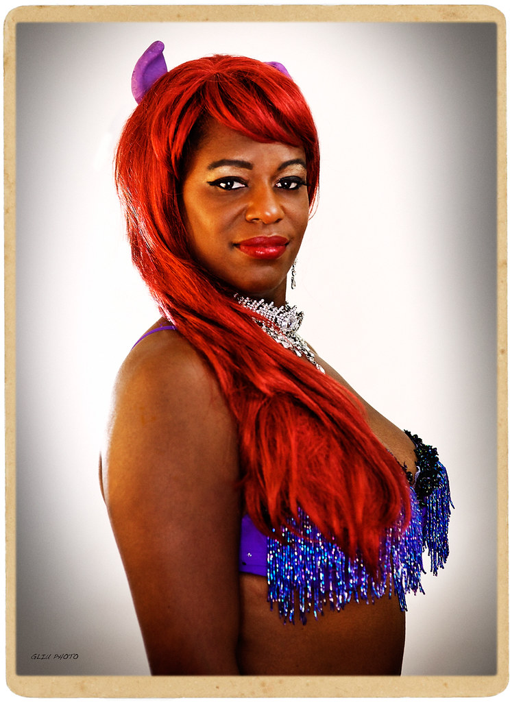 Burlesque performer Caramel Knowledge in Hollywood, 2013. … Flickr