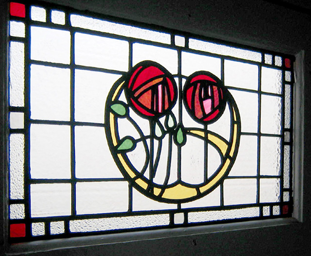 Charles Rennie Mackintosh stained glass window A simplifie… Flickr