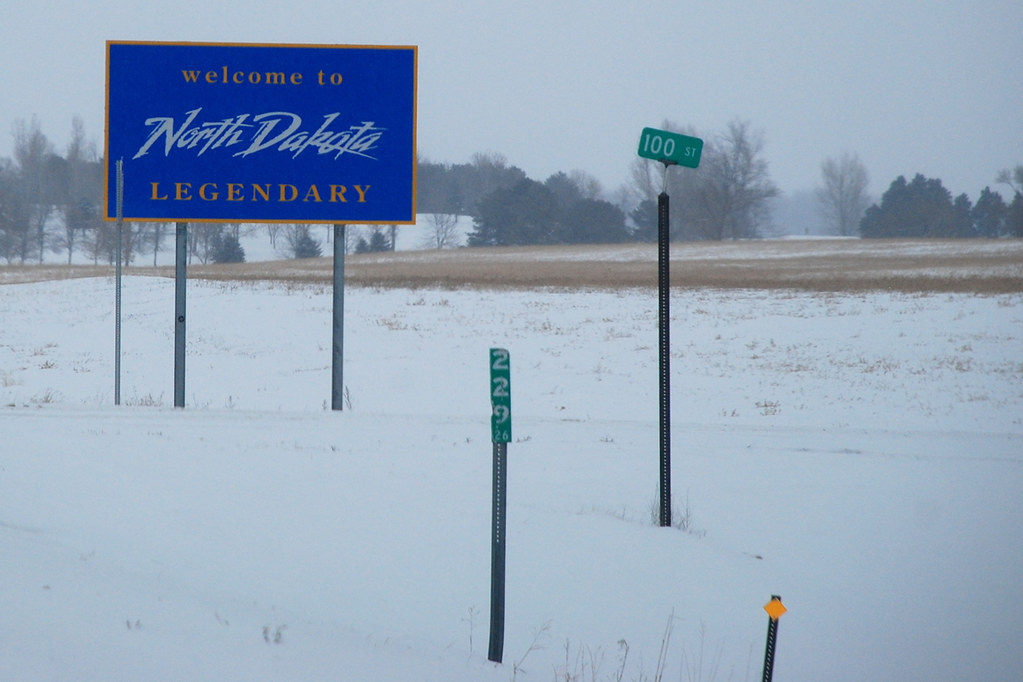 to North Dakota State Line North Dakota Flickr