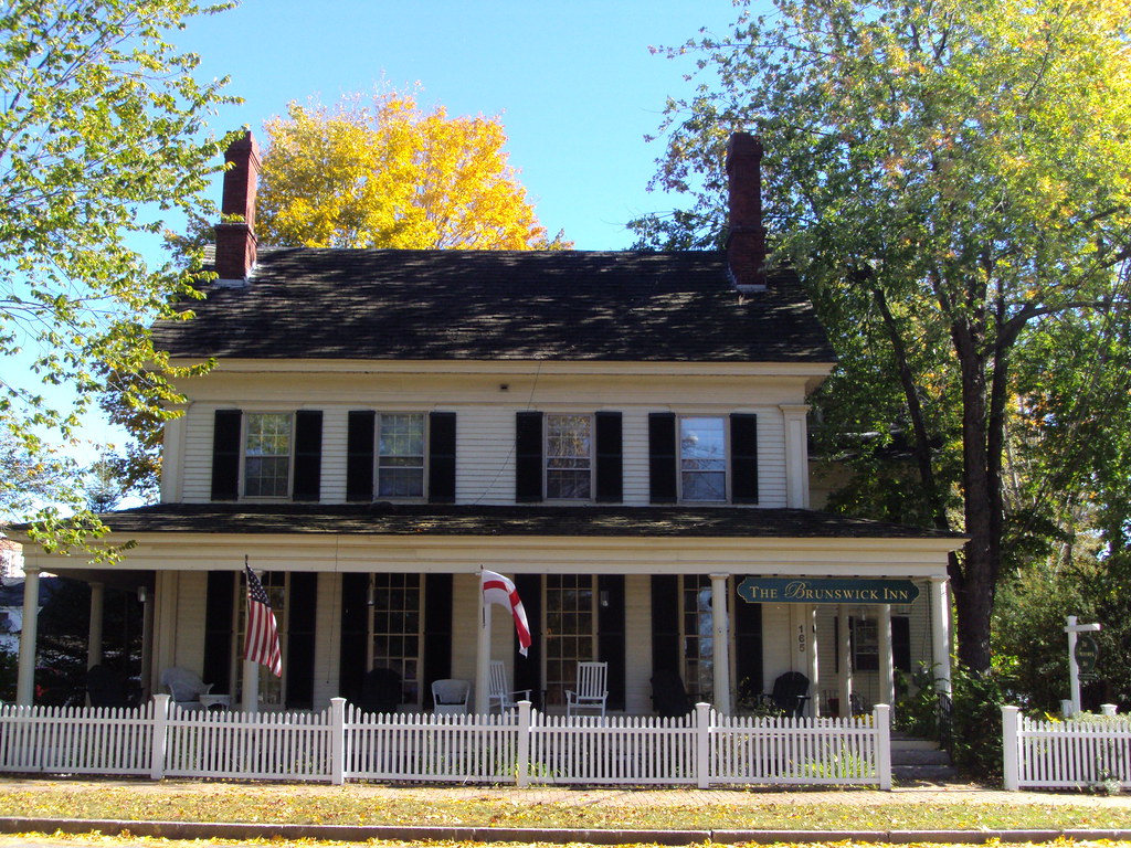 Fine colonial house in Brunswick Maine. Brunswick. This ci… Flickr