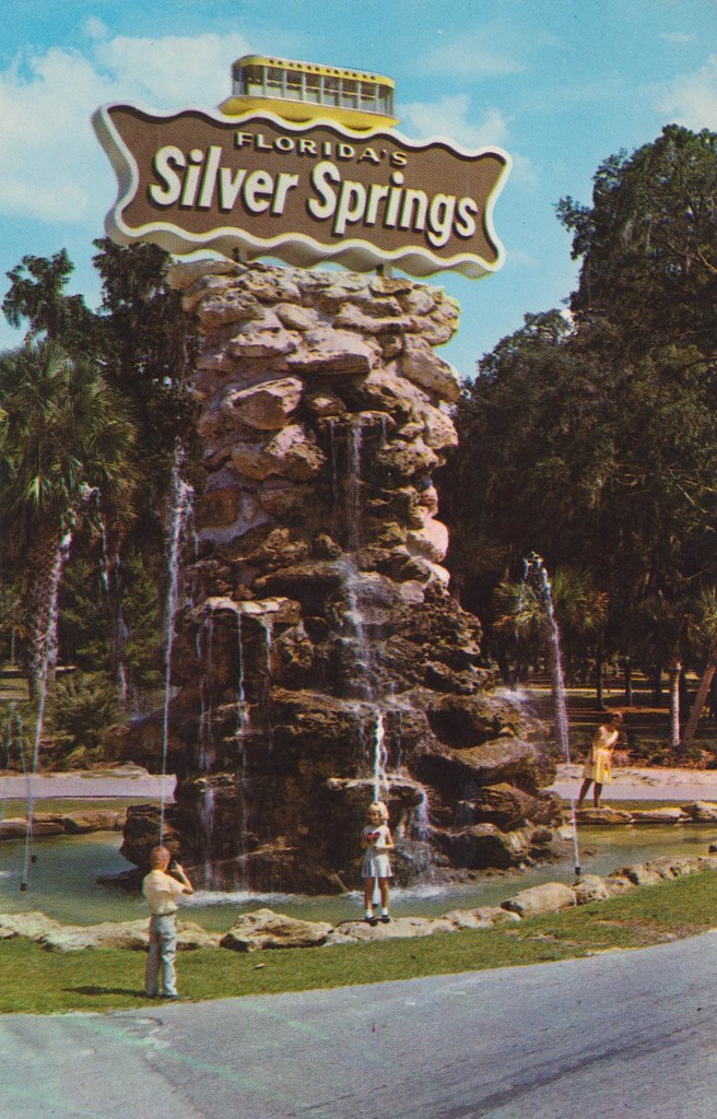 Silver Springs, Florida A beautiful, rustic fountain, crow… Flickr