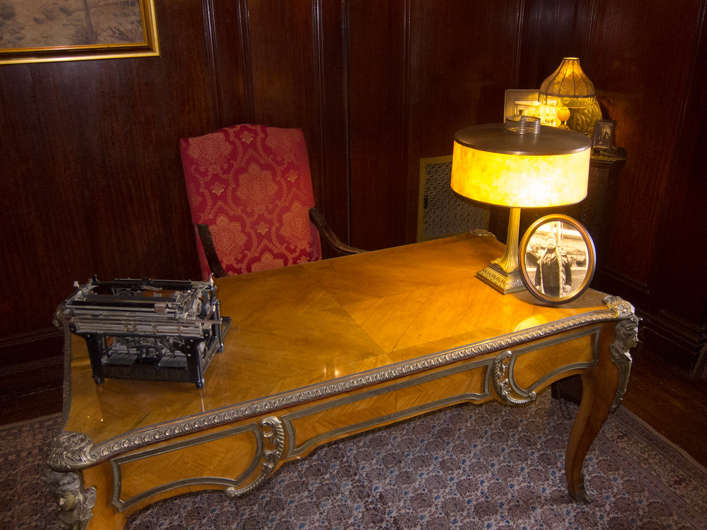 Antique writing desk Casa Loma, Toronto, Ontario, Canada Thomas