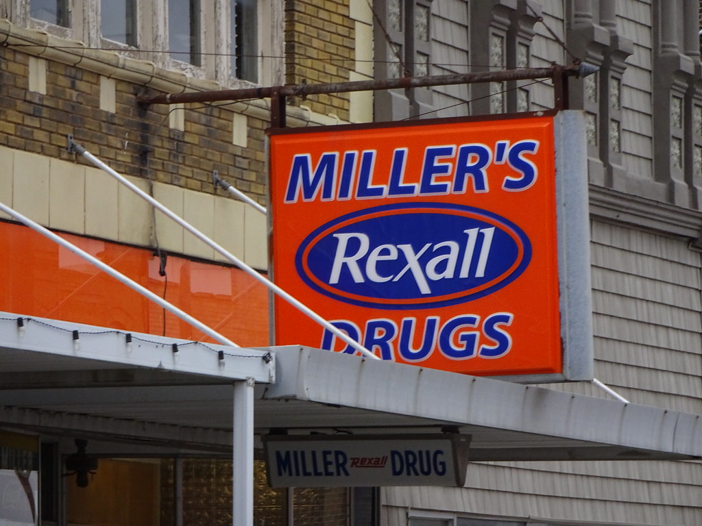 Miller's Rexall Drugs sign Macon, MO Caleb O Flickr