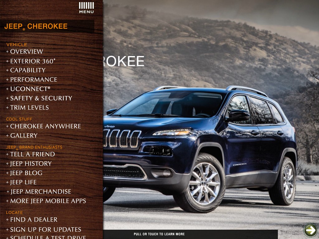 Jeep Cherokee App for iOS New Jeep Cherokee App for iOS