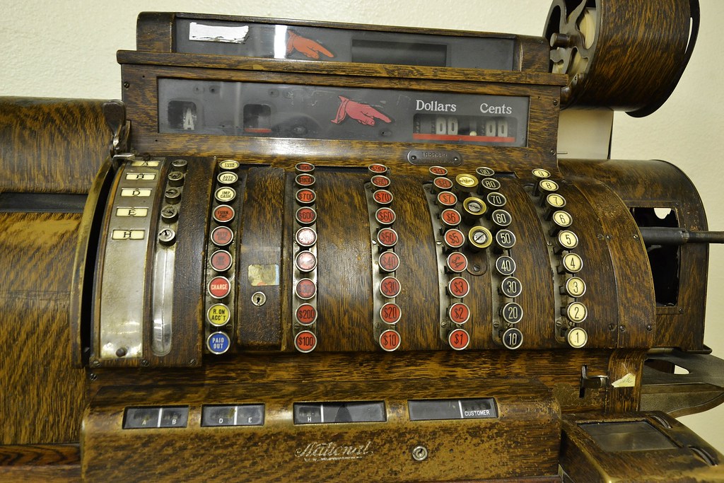 Vintage National Cash Register a photo on Flickriver