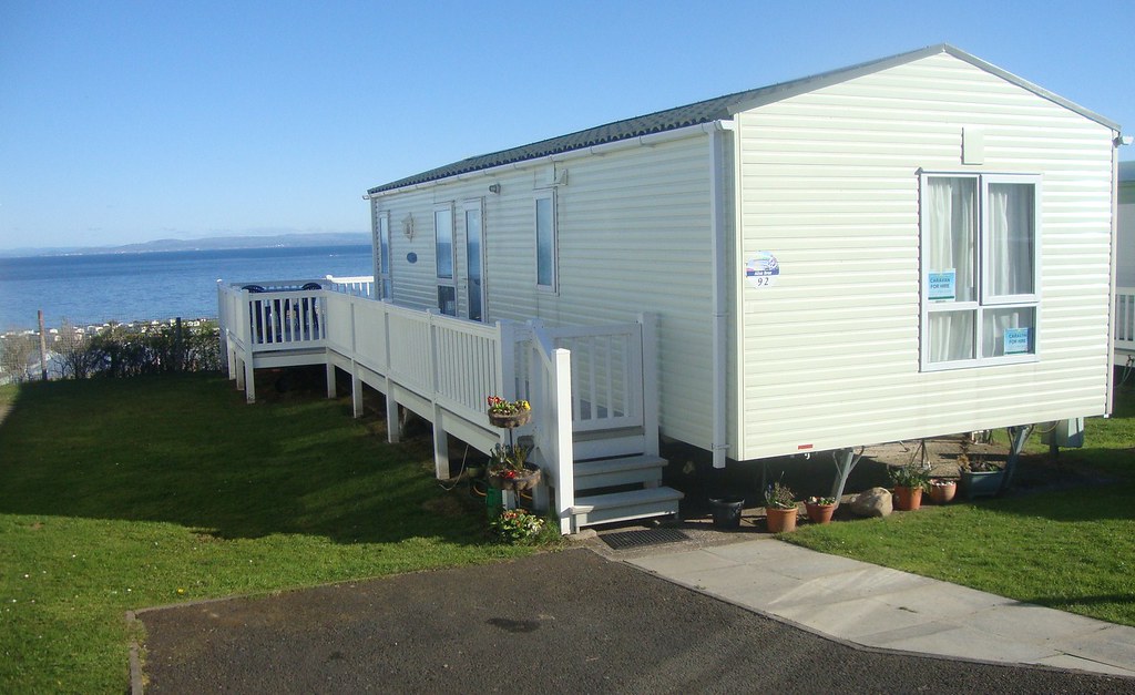 Back view , Craig Tara , Ailsa Brae , Caravan for hire Flickr