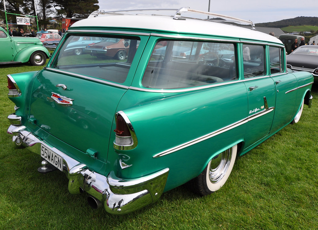 6.a. 1955 Chevrolet BelAir/Nomad 2011 Riverton Car Show 15… Flickr