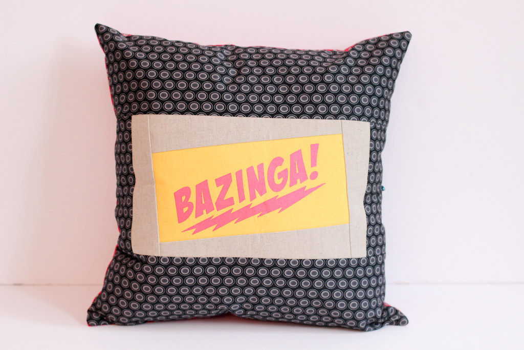 Big Bang Theory Pillow Blogged at In Color Order Flickr