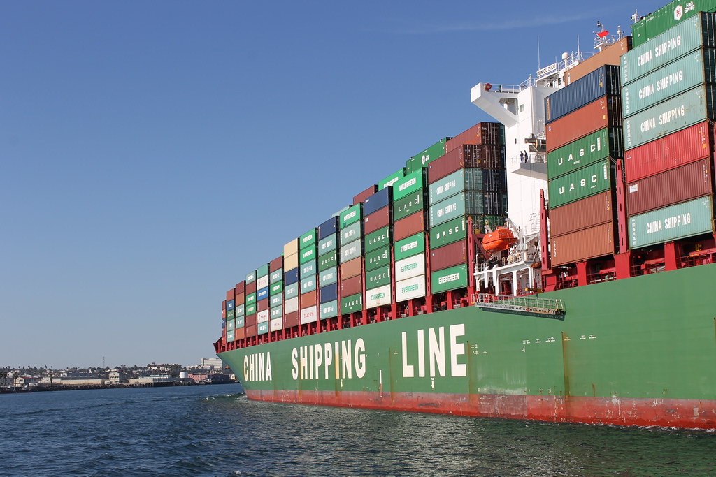 Xin Ou Zhou (China Shipping Line Container Ship) at the Po… Flickr
