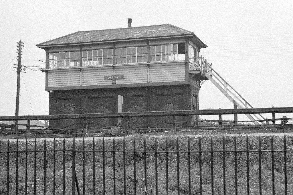 Polegate A Signal Box, 29 Aug 1968 Sussex, England. Ex LBS… Flickr