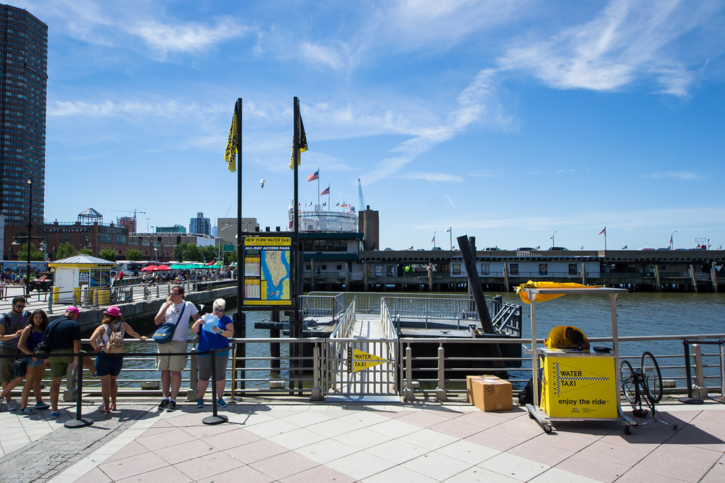water taxi New York City, USA August 5,2013people and t… Flickr