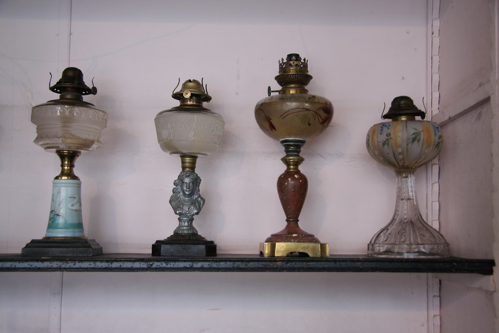 Hurricane Lamps Range of sizes and prices Hideaway Antiques Flickr