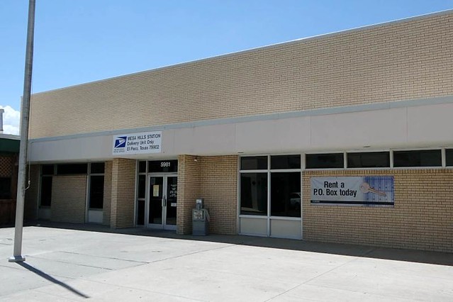 El Paso, TX Mesa Hills Station post office El Paso County… Flickr