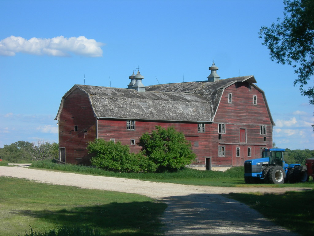 KaneHamblin Barn St Jean Baptiste, MB Constructed in 1915… Flickr