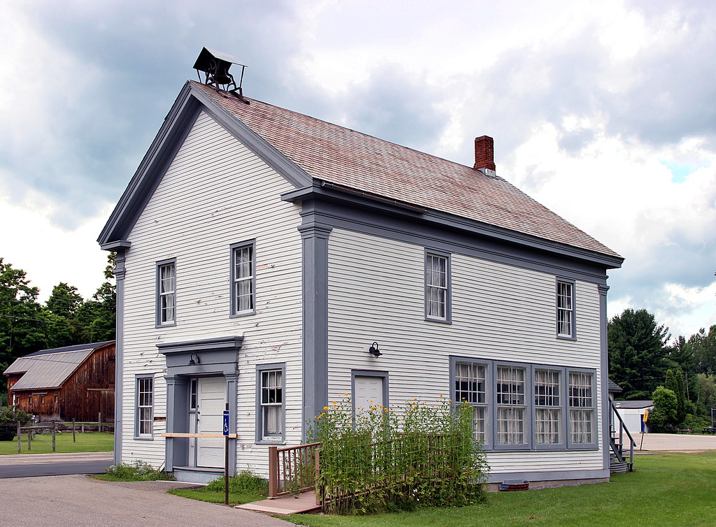 Leicester Schoolhouse Located in Leicester, Vermont on Old… Flickr