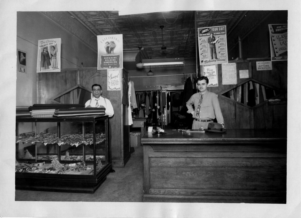 Scan of Detroit Tailor and Dry Cleaner Shop This is a phot… Flickr