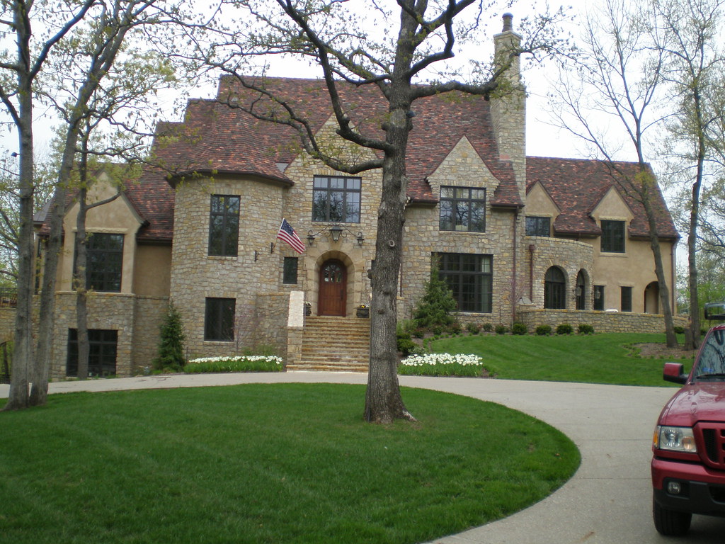 Gated community Leawood, Ks Shop "Before" AMAZING stone ho… Flickr