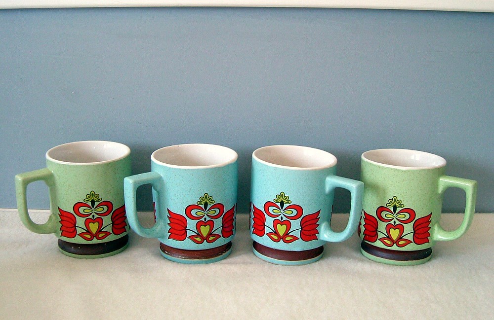 Made in Japan MidCentury Mugs Fun coffee mugs with rich r… Flickr