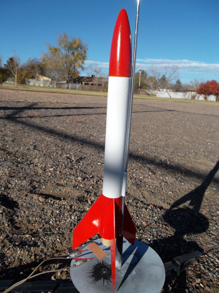 Estes Alpha III, Model Rocket, 1971 Catalog Paint Scheme. Flickr