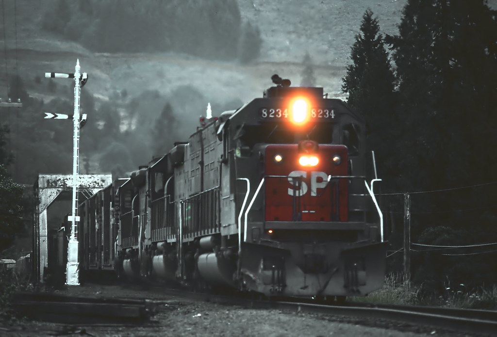 SP 8234, Drain, Oregon in the Siskiyous in July 1982 B36 Flickr