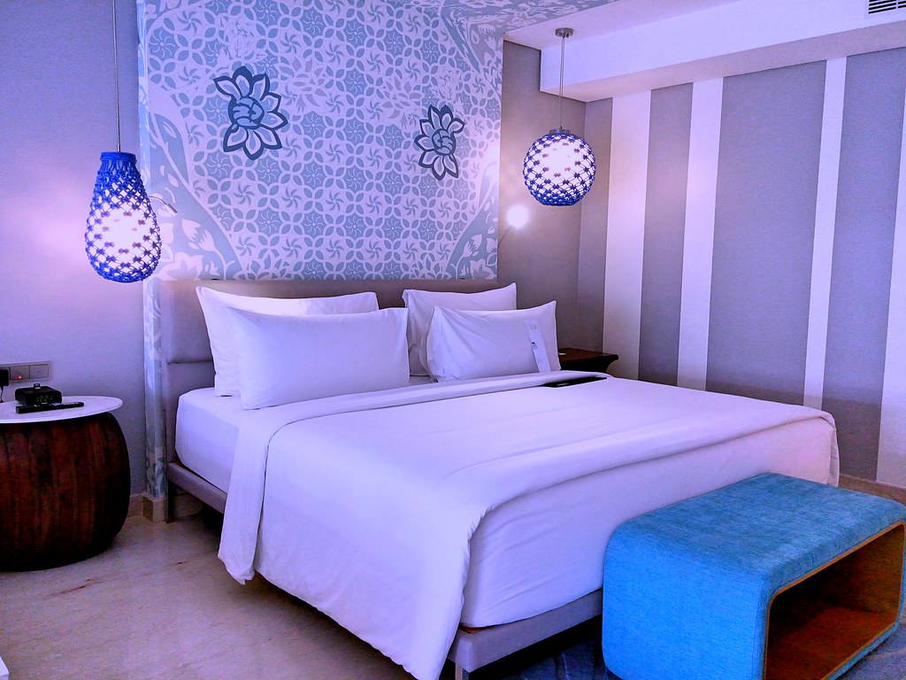 Aqua blue design room Le Meridien Jimbaran S. Mentra Flickr