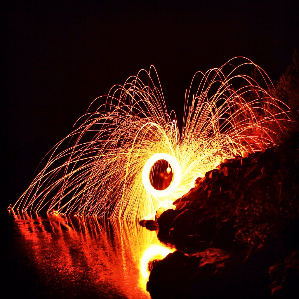 Steel Wool fun Kilmorack Dam anna Thorburn Flickr