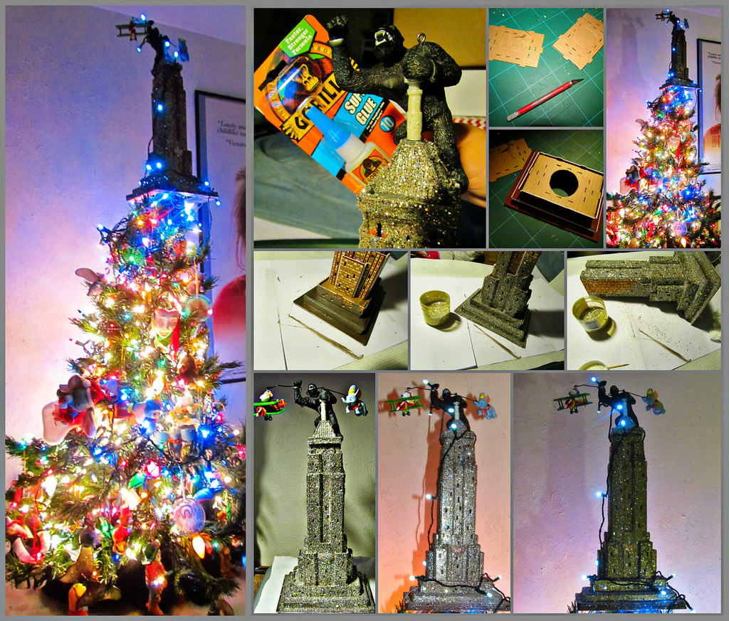 My homemade Empire State Building tree topper with King Ko… Flickr