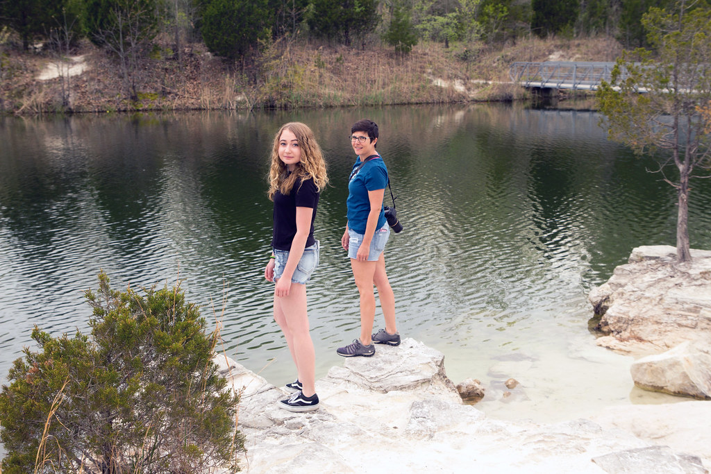 Sadie And Amy Klondike Quarry. Easter day. jim harris Flickr