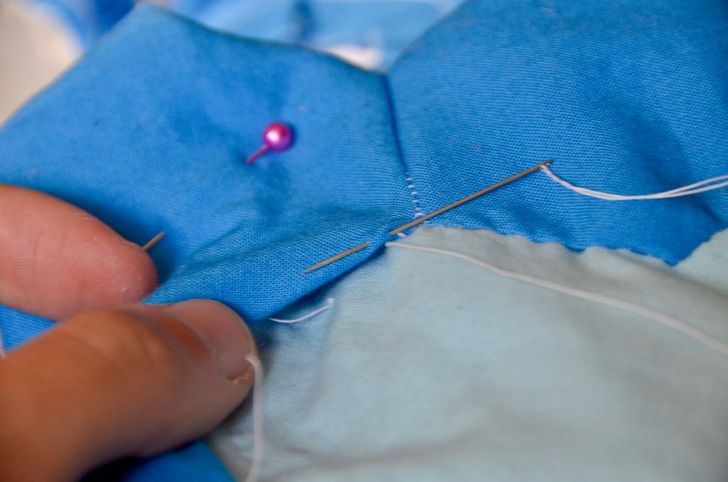 Step 7 Use a Ladder Stitch to Secure the Binding, Invisib… Flickr