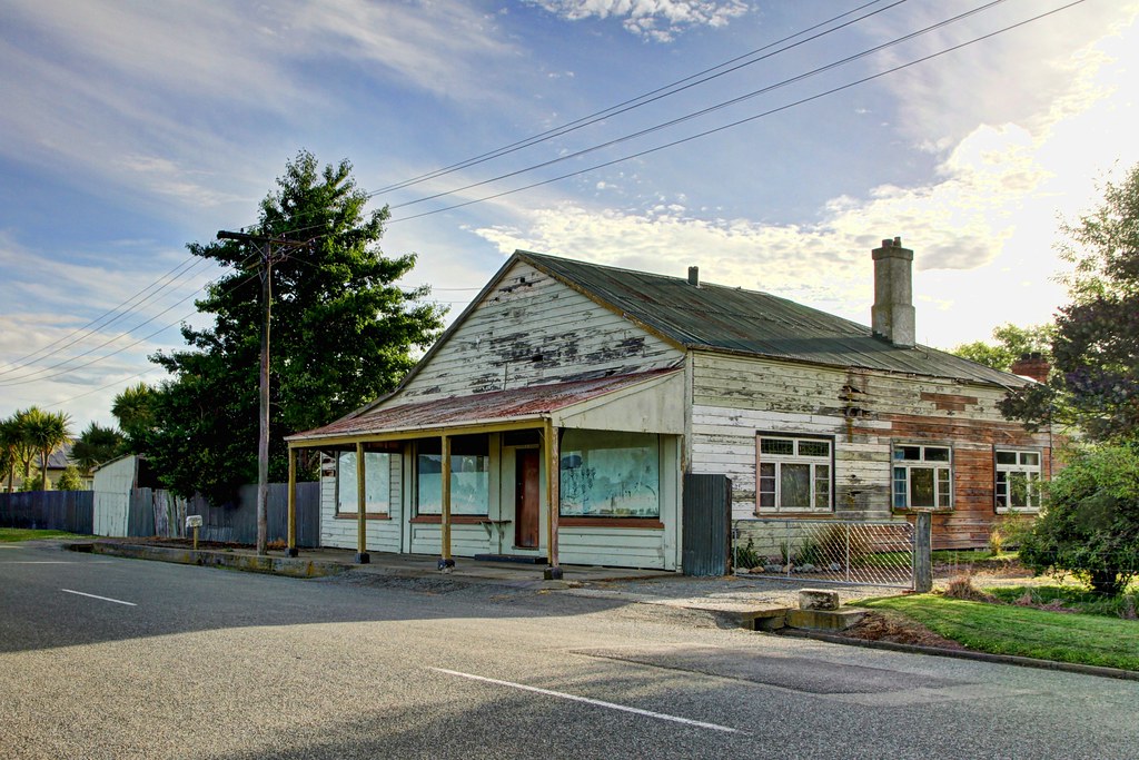 Old shop, Morven, Canterbury, New Zealand Morven is a vill… Flickr
