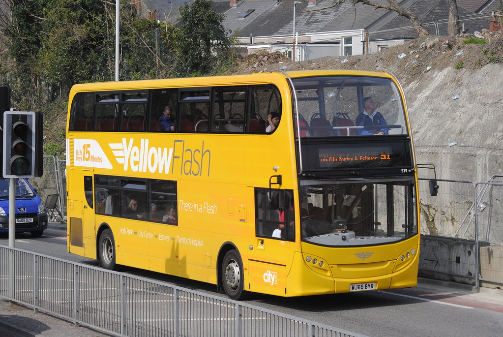 Plymouth Citybus Yellowflash service 51 Wolseley Road 525 … Flickr