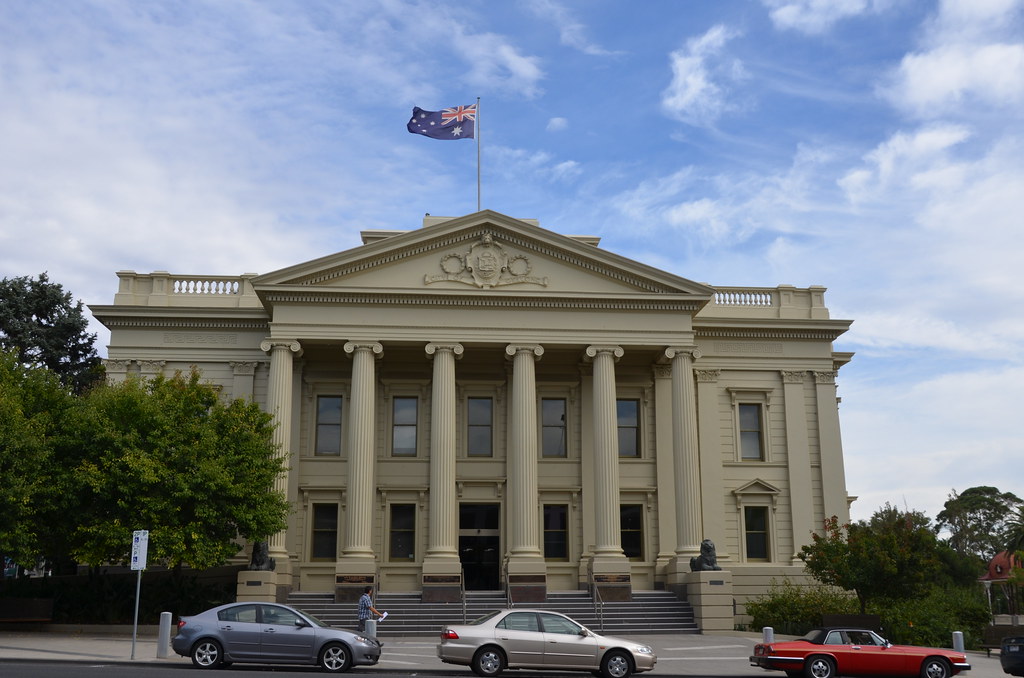 Geelong Town Hall Façade Gheringhap Street Le Monde1 Flickr