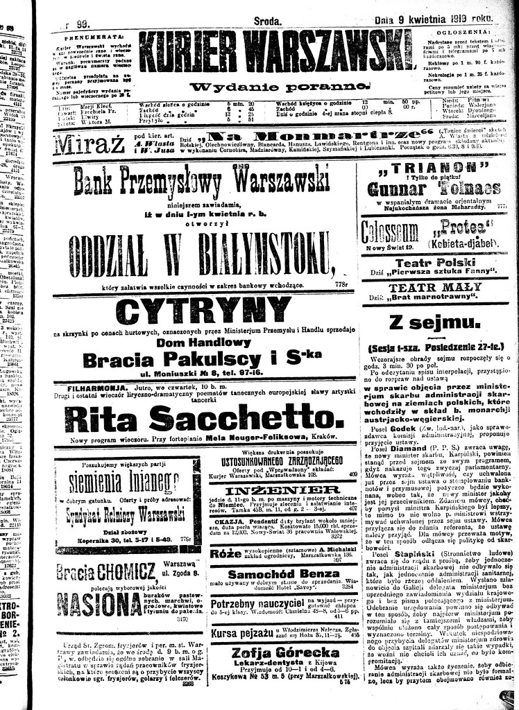 Historical Newspapers From The National Library Of Poland Flickr