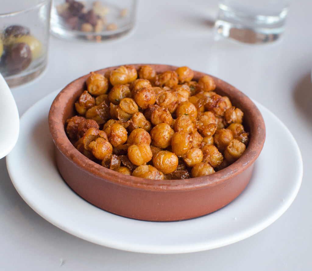 garbanzos fritos fried spiced chickpeas BrooklynVegetarian… Flickr