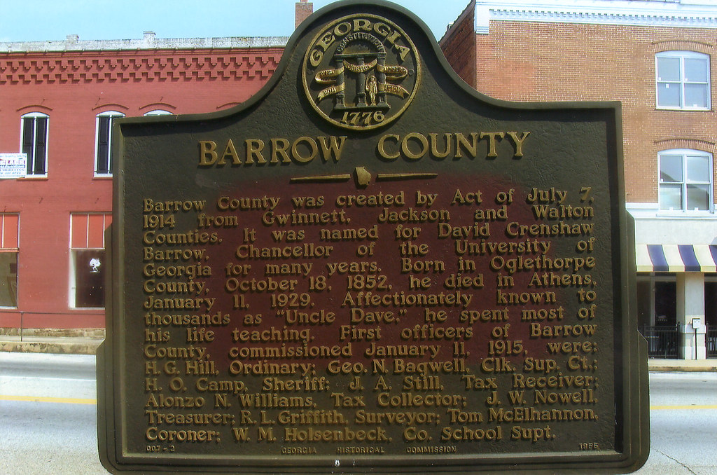 Historic MarkerBarrow County, Ga. Lamar Flickr