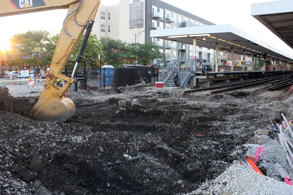 Kimball Track Work Excavation Photos during excavation o… Flickr