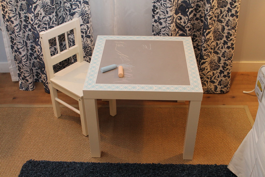 Lullaby Paints Chalkboard Table www.creativegreenliving.co… Flickr