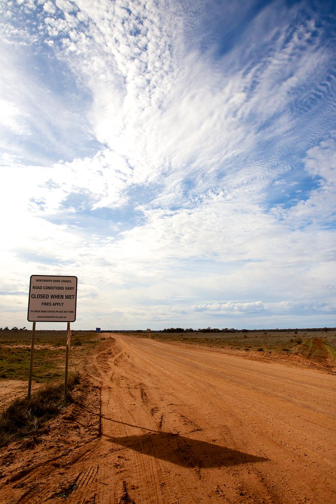 closed when wet Arumpo Road, NSW, Australia. julie burgher Flickr